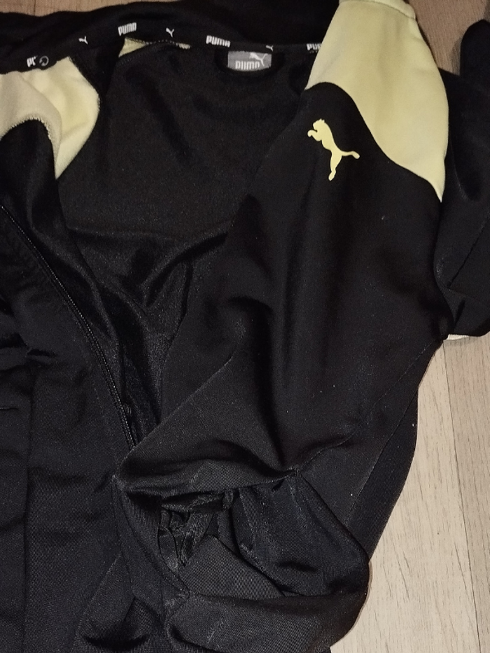 ensemble de survetement Puma noir fluo garçon 11 à 12 ans - photo numéro 10