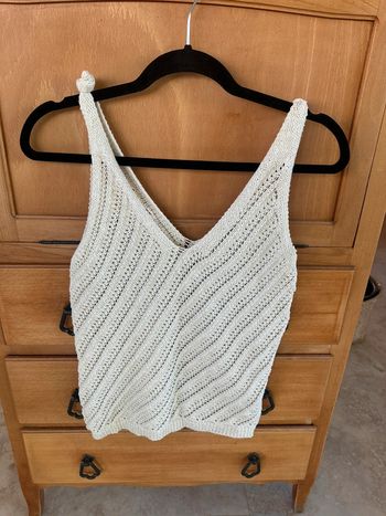 Top crochet brillant