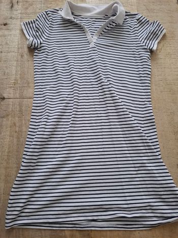 Robe Polo marinière 