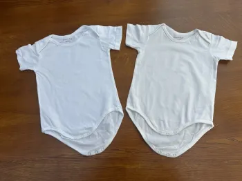 Lot de 2 bodies blanc zeeman 3 ans