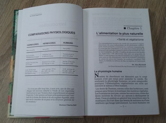 Livre "Le goût supérieur - guide pratique du végétarisme" - photo numéro 3