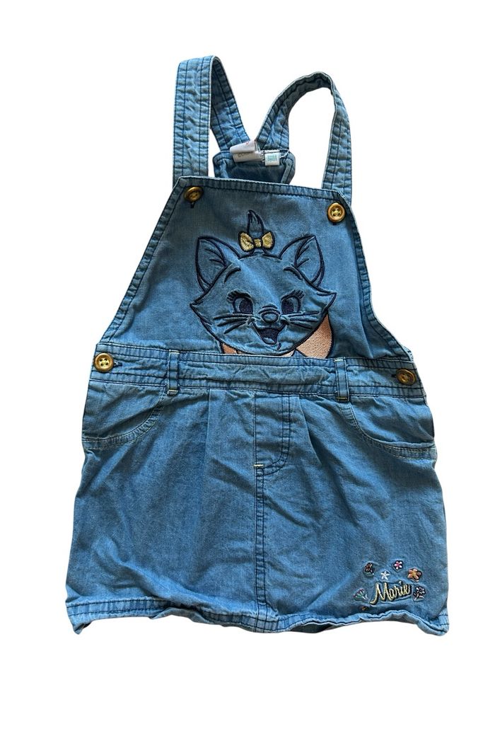 Robe jean bleue Marie Aristochats Disney 18 mois