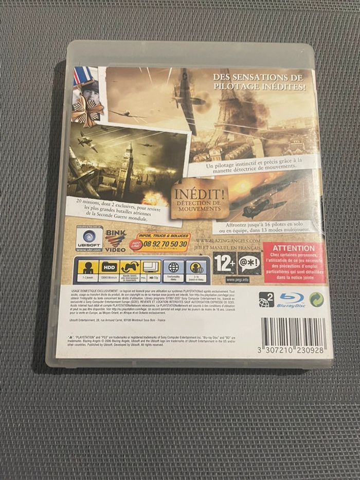 Blazing Angels Squadrons Of WWII Jeu PS3 FR - photo numéro 3