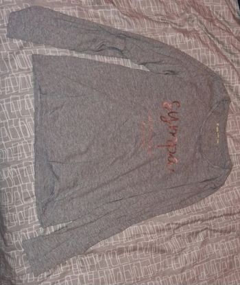 T-shirt manche longue gris 