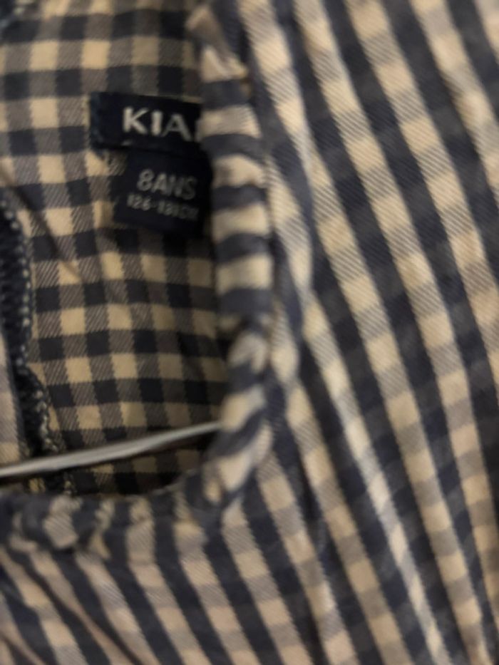 Robe à carreaux Kiabi 8 ans - photo numéro 3