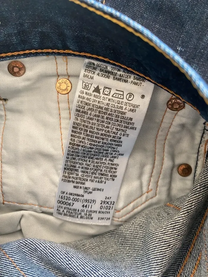 Jeans Levi’s 520 W 29 L 32 homme - photo numéro 16