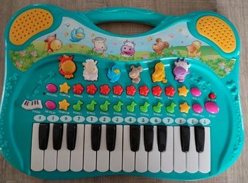Piano musical animaux