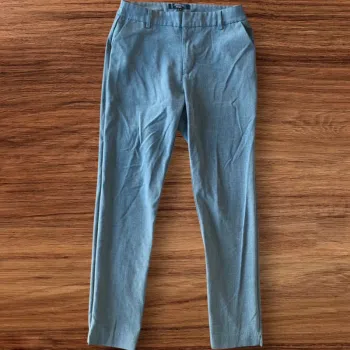 Pantalon cigarette gris