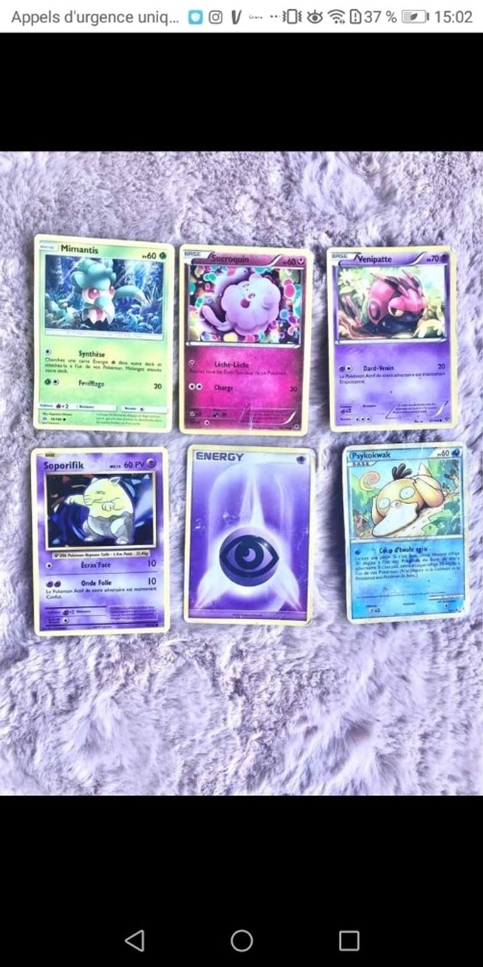 Lot carte Pokémon