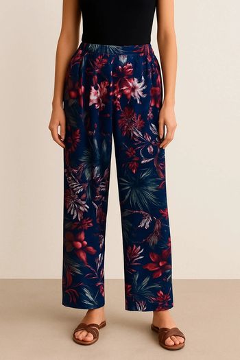 🌸Pantalon fleuri fluide a poches Taille 36/38 🌸