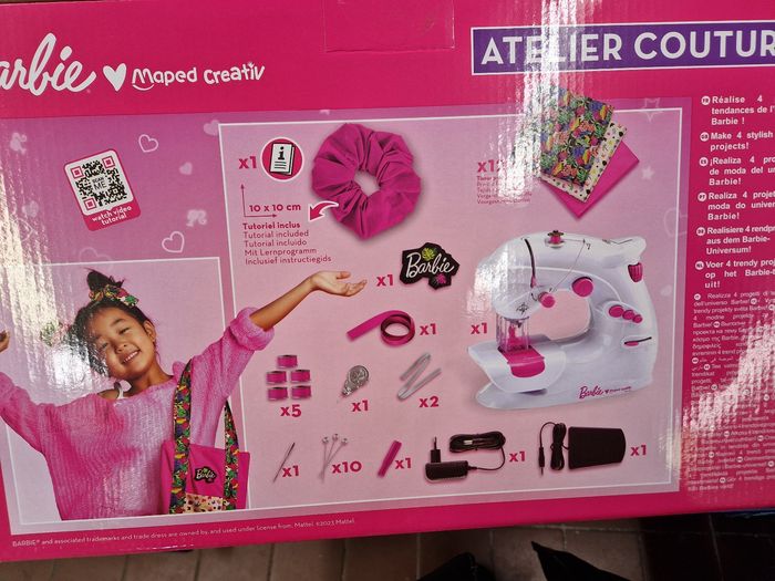 Jouet Machine a coudre barbie - photo numéro 2