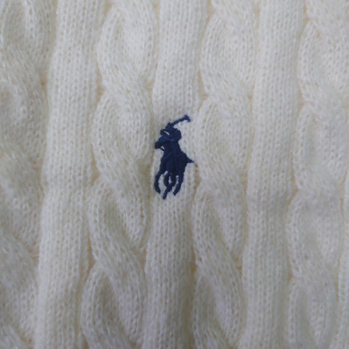 Écharpe Polo Ralph Lauren Blanc, unisexe - photo numéro 4