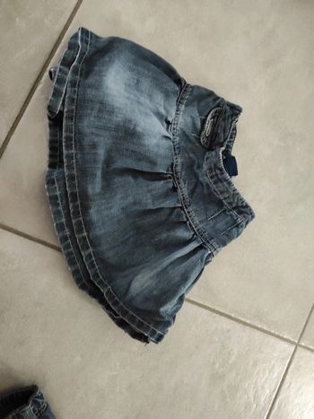 Jupe en jean doublée 3 ans sergent major