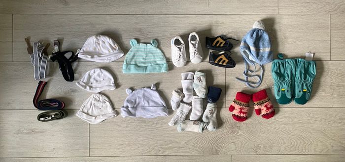 Lot d'accessoires 0-6 mois Garçon (21 articles)