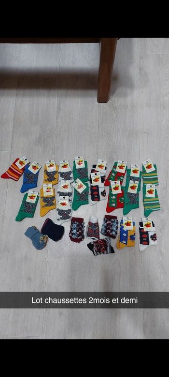 Lots chaussette 2mois et demi