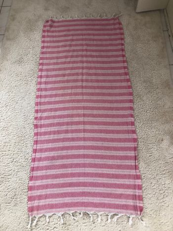 Serviette fouta rose