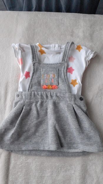 Ensemble robe t shirt à paillettes