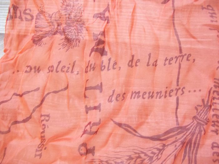 Etole soyeuse orange de boulangère - photo numéro 5