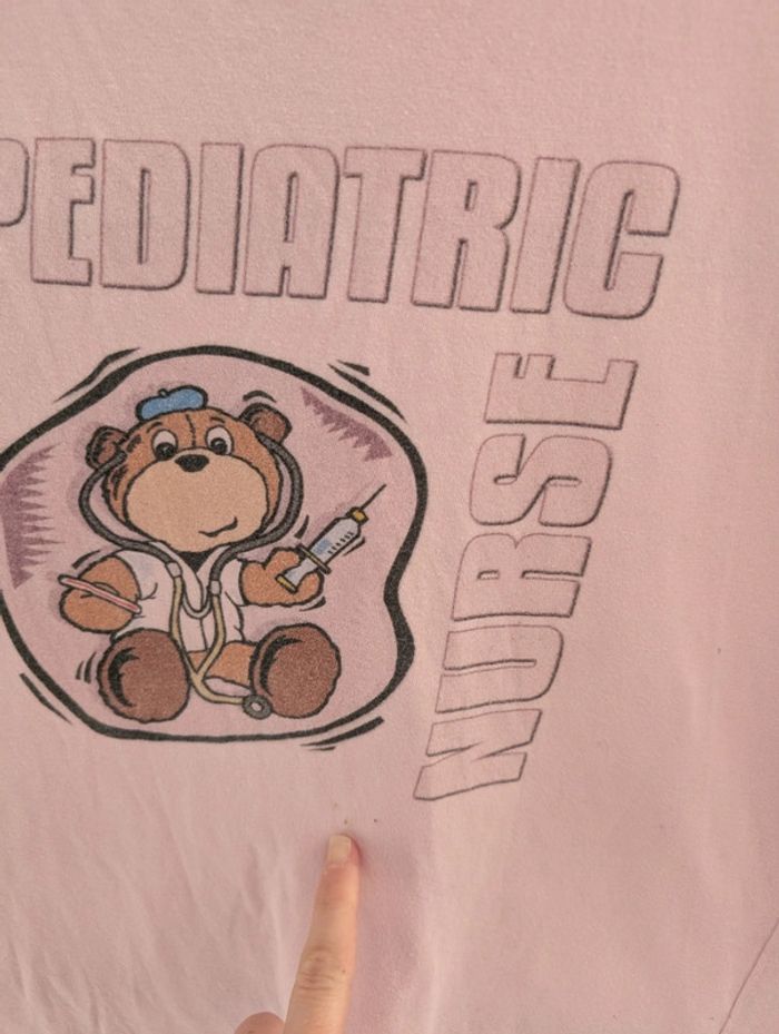 T-shirt infirmière pédiatrique nurse - photo numéro 4