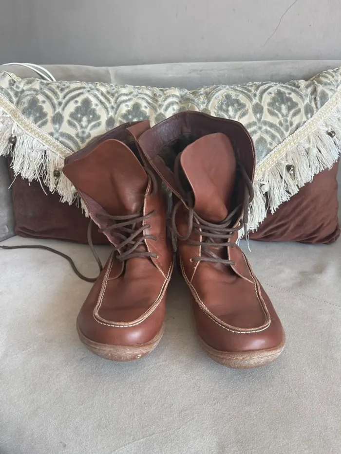 Boots 100%Camper cuir