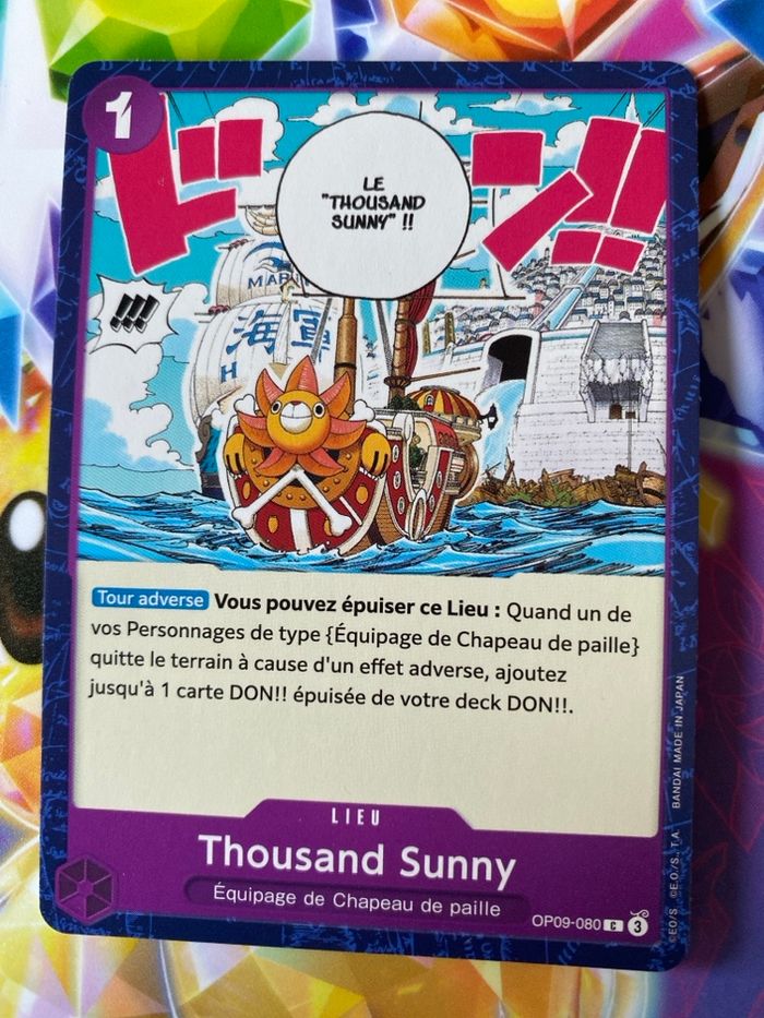 Carte one piece neuf