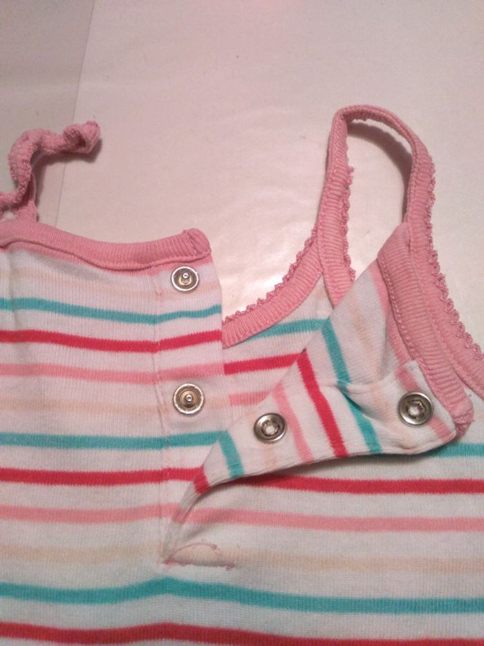 Combi-short été à rayures - photo numéro 3