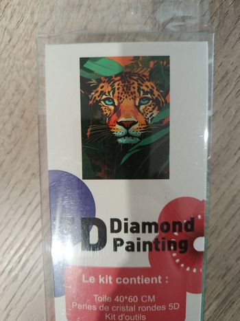 Diamond painting Jaguar