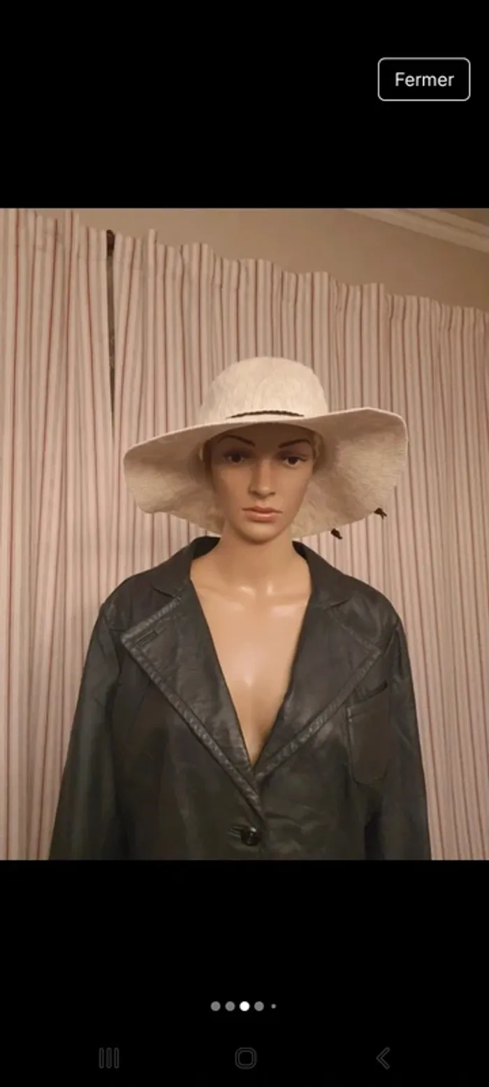 Belle Veste cuir Stills grise sans défauts taille L - photo numéro 3