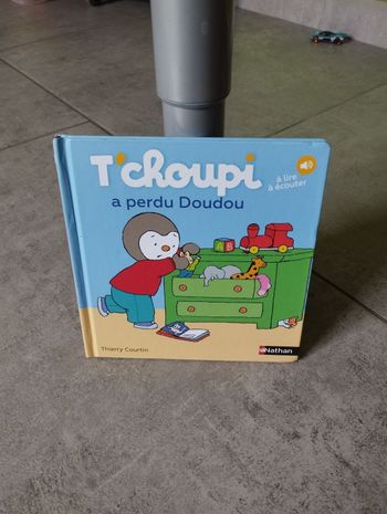 Livre T'choupi a perdu doudou