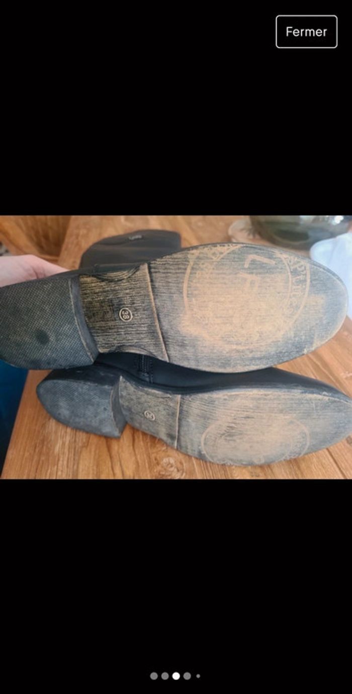 Bottes noires femme taille 38 - photo numéro 5