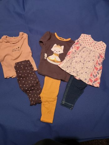 7 ensembles bébé fille