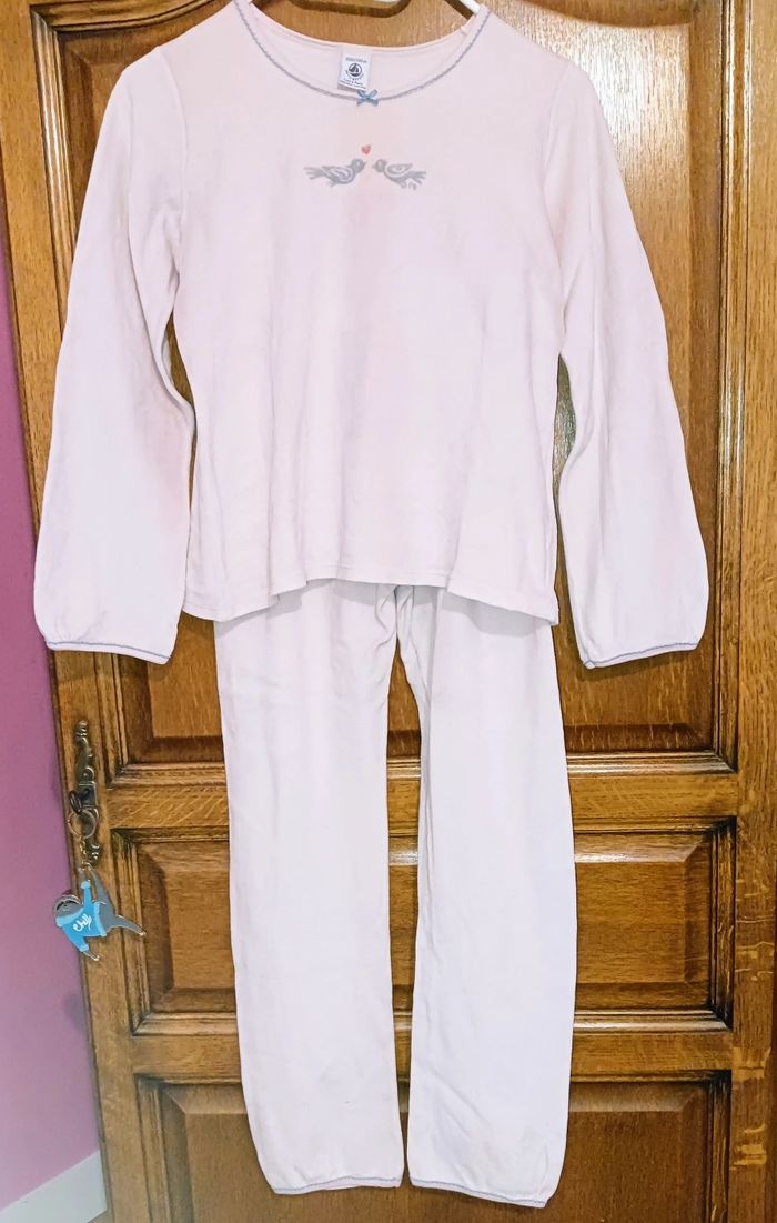 Pyjama rose petit bateau 10 ans hiver/Noël - photo numéro 3