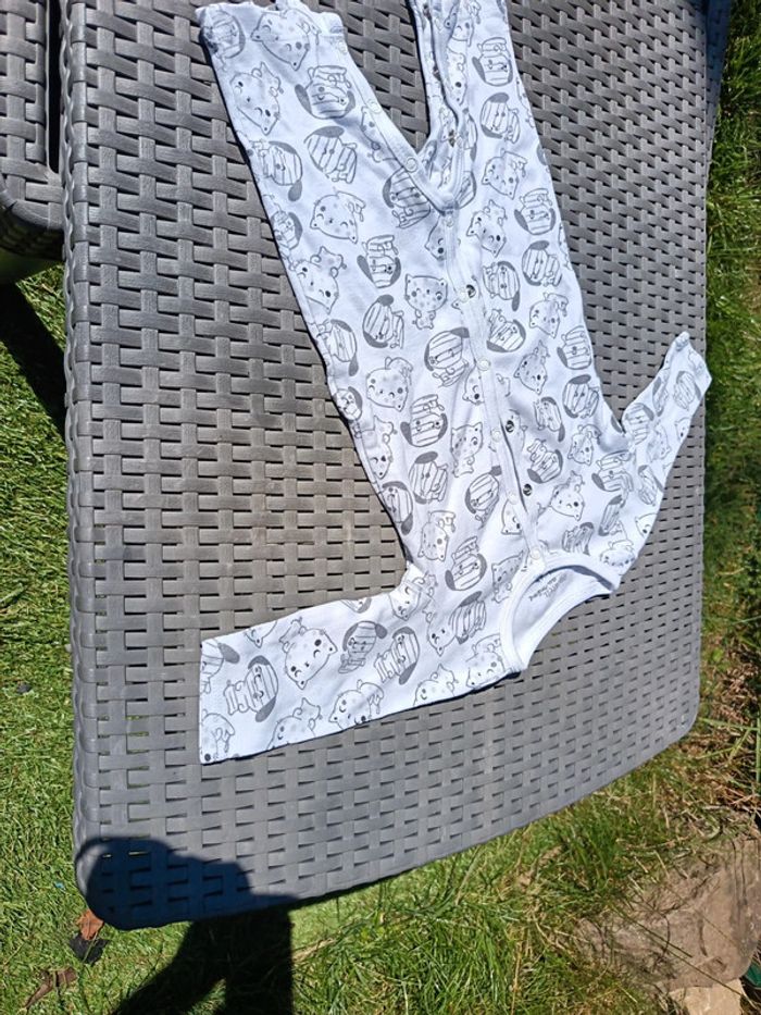 Combinaison pyjama grenouillère sans pied bébé 3 mois 59 cm du pareil au même - photo numéro 2