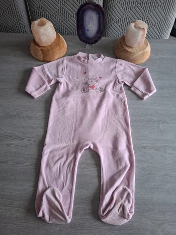 Pyjama 1 pièce velours 24 mois