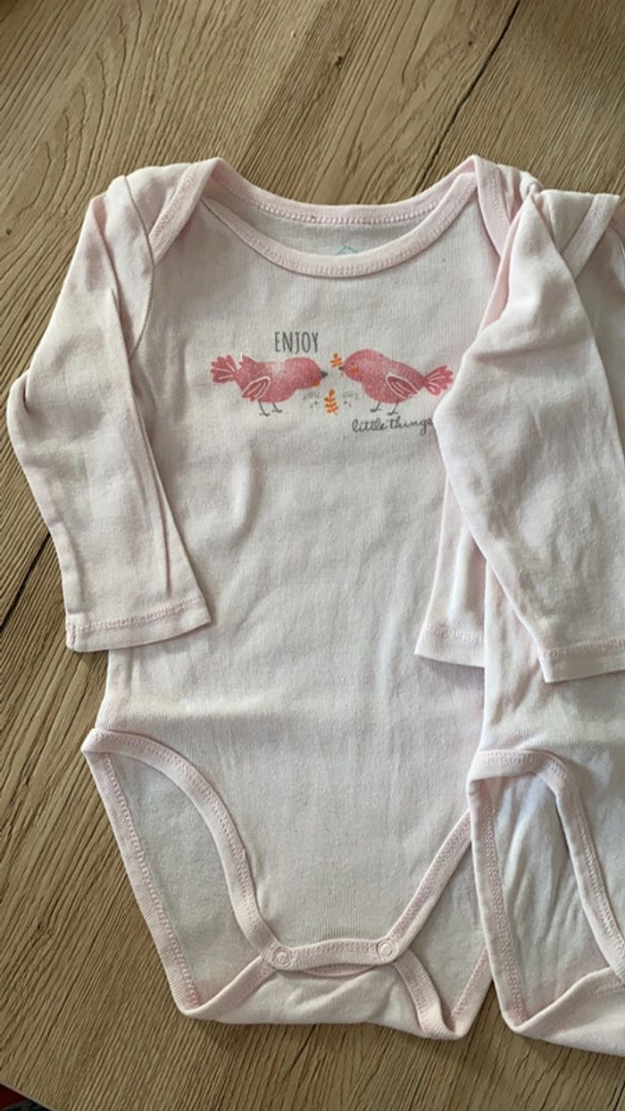 Lot de 2 bodies, 9 mois - photo numéro 2