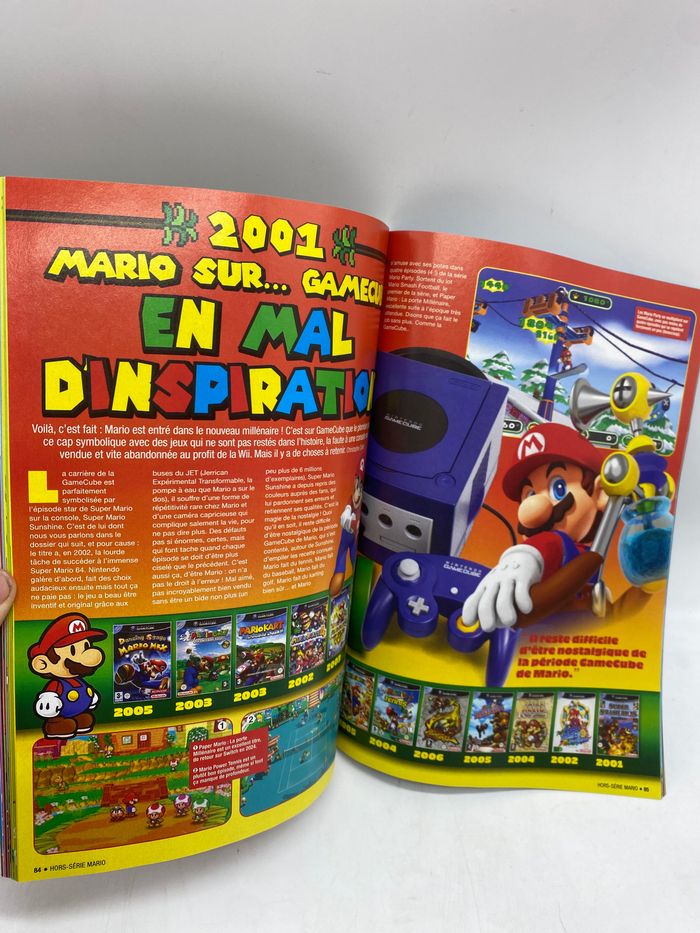 Livre Magazine Le grand guide Mario l’éternel Mario l’incroyable histoire 2024 Neuf !! - photo numéro 2