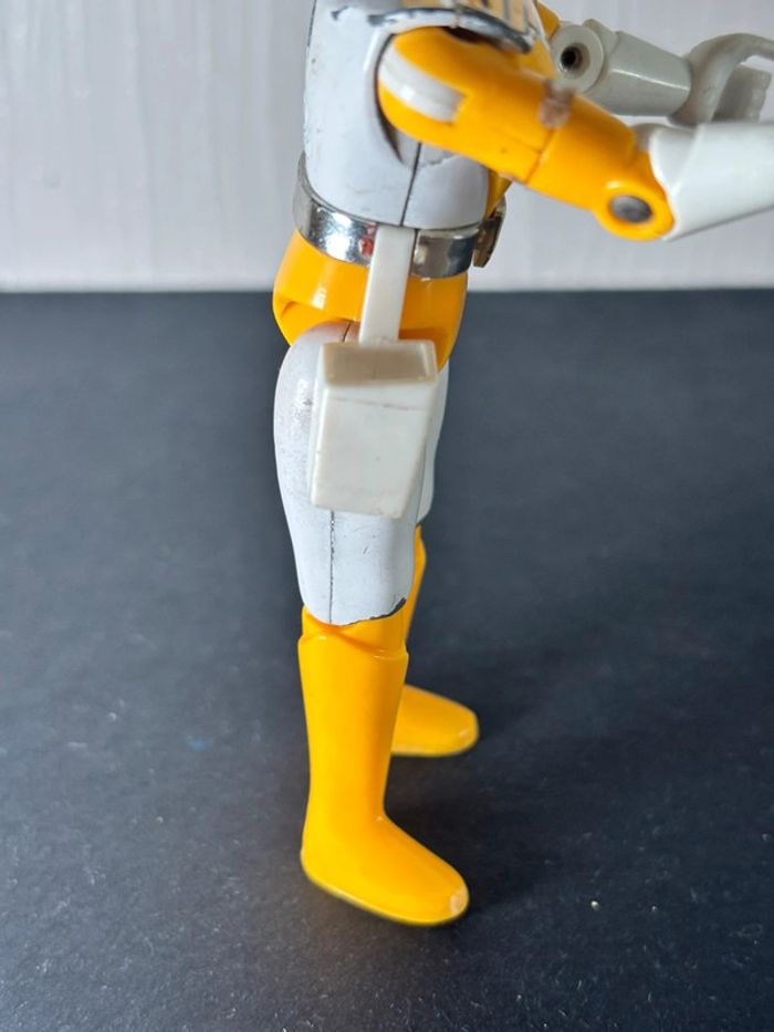 Figurine Vintage Sentai Jetman Rouge - Bandai Die Cast 1990 - Collection Power Rangers - État Occasion
