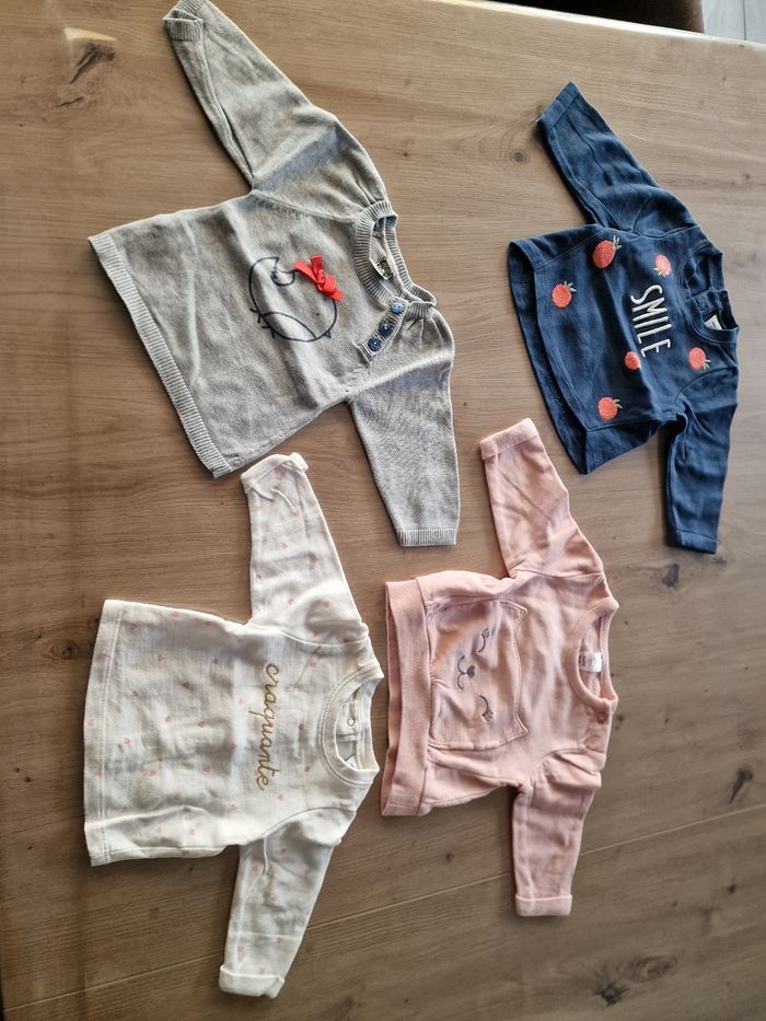Lot de 4 pulls 3 mois