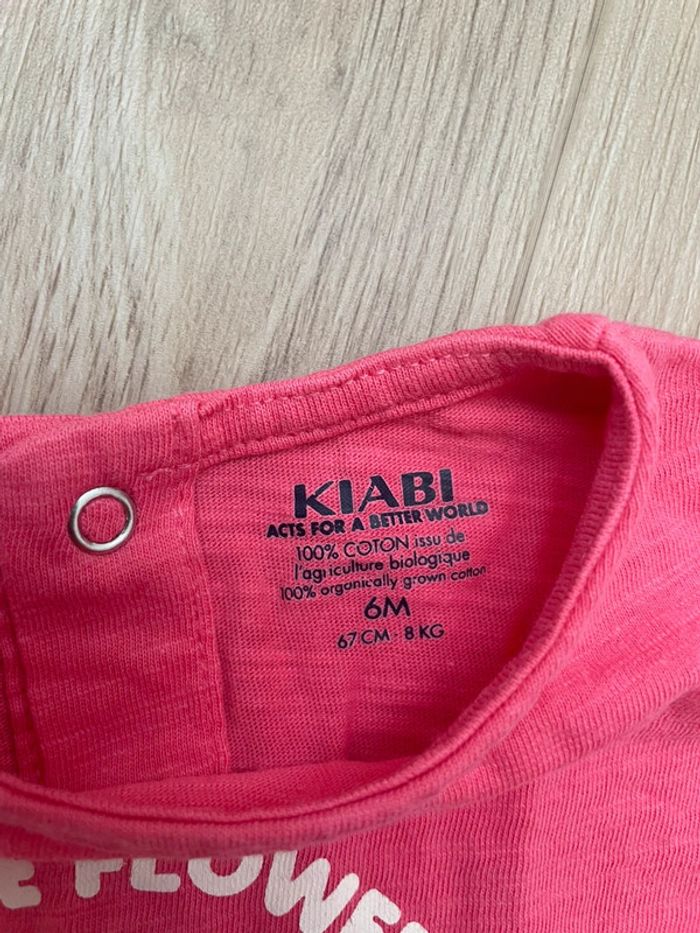 Tee shirts Kiabi fille 6 mois - photo numéro 4