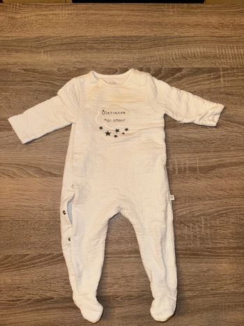 Pyjama chaud tape à l’œil 6 mois