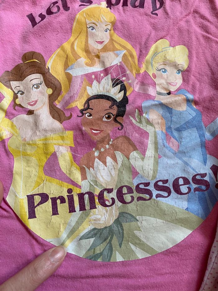 Pyjama « let’s Play princesses » Disney Taille 5ans - photo numéro 5