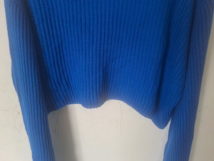 Pull court bleu Shein Taille S - photo numéro 4