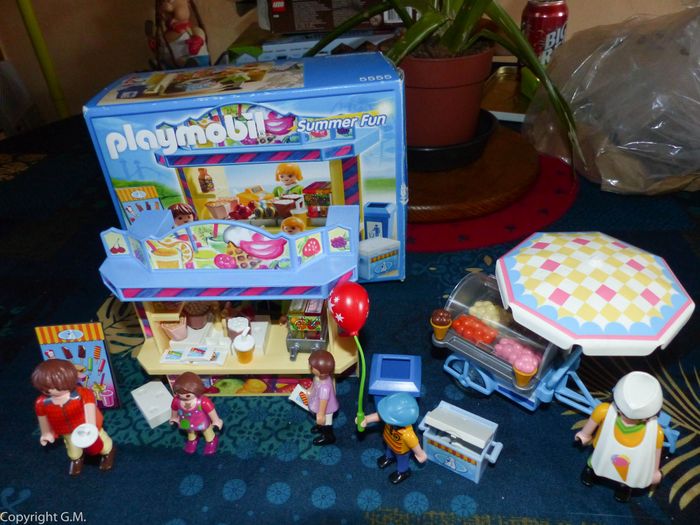 PLaymobils lot fete glacier + train enfants - photo numéro 7