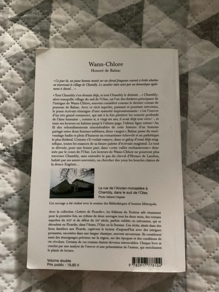 #honoré de Balzac Wann Chlore - photo numéro 2