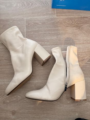Bottines Beige