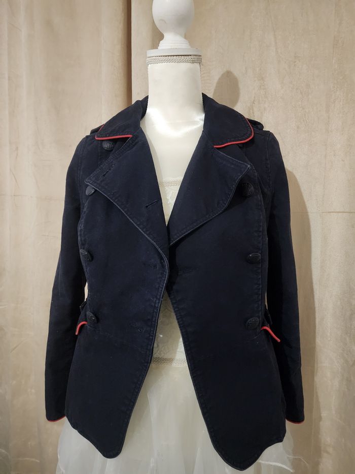 Veste jean foncé - photo numéro 3