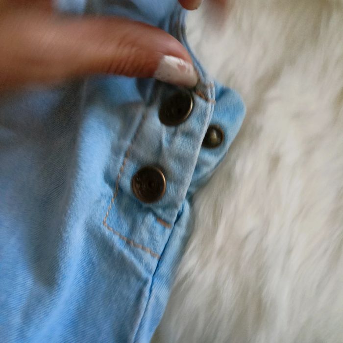 Robe salopette jeans 8 ans - photo numéro 3