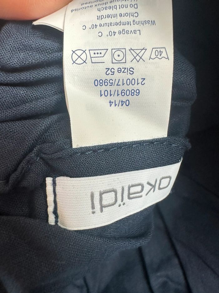 Casquette bleu marine Obaibi taille 52 - photo numéro 5