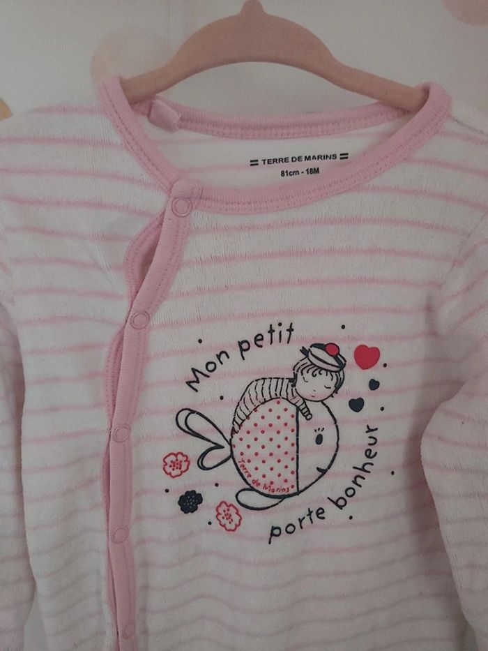 🦋 Pyjama avec gants 18m - photo numéro 3