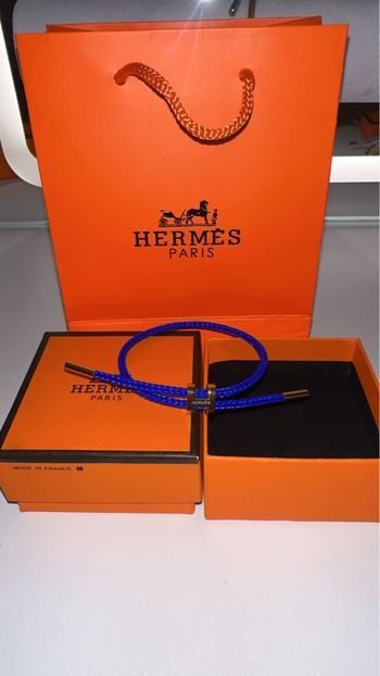 Bracelet H bleu